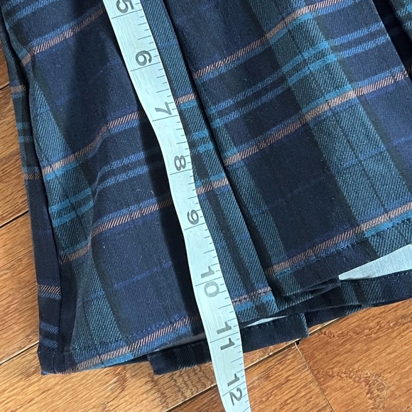 Almost Famous Y2K Plaid Pleated Skirt Skort Medium Academia School Girl Goth - Picture 7 of 7